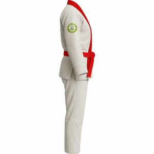 100% algodón Jiu Jitsu Gi ropa deportiva transpirable para Judo Taekwondo Jiu Jutsu diseño personalizado ropa de artes marciales con acceso frontal - Product Image 2