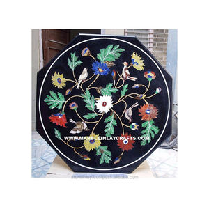 Incrustation de marbre de table noire d'excellente qualité - Product Image 1