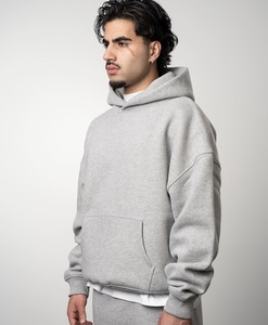 Sweat-shirt à capuche unisexe en coton mélangé de qualité supérieure Essential Tech Fleece Sweatshirt Vert Pomme Confortable Personnalisable pour l'hiver Zero - Product Image 6