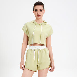 Women's Outfits Crop Top Hoodie Shorts 2 Piece Short <b>Set</b> <b>Matching</b> <b>Sets</b> Women <b>Jogger</b> <b>Set</b> Women Two Piece Pants - Product Image 1