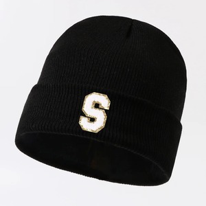 หมวกบีนนี่แฟชั่นมีตัวอักษร Y2K สำหรับผู้ชายผู้หญิงหมวกบีนนี่ทรงถักหมวกให้ความอบอุ่นกลางแจ้งสำหรับฤดูหนาวแคนาดา - Product Image 4