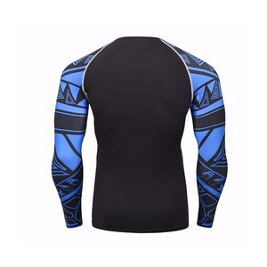 Combinaison de surf à compression ajustée pour homme, protection UV, manches longues, spandex/polyester, qualité supérieure - Product Image 4