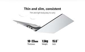 Meilleur prix Nouveau ultra-fin 15,6 pouces Ordinateur portable AMD Ryzen 9 8 Go 128 Go Windows 10 Ordinateur portable professionnel Argent 144 Hz Prise US - Product Image 5