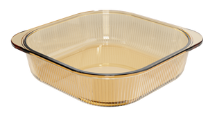 Amber Glass <b>Baking</b> Dish <b>Set</b> Oven Safe Glass Bakeware Casserole Dish Rectangular Square Round Oven <b>Tray</b> Kitchen Bakeware - Product Image 6