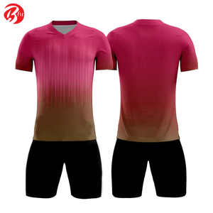 Vêtements de sport d'entraînement de football par sublimation durables de meilleure qualité 100% maillots de football France en polyester uniformes de vêtements de football - Product Image 4