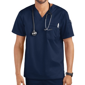 Vendedores de fregado al por mayor personalizado unisex Hospital Médico moda Scrubs traje hombres clínica dental enfermería Jogger trajes - Product Image 3