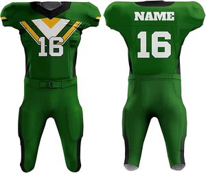 Nouvelle arrivée Uniformes de football américain avec un design unique à manches courtes et à séchage rapide fabriqués au Pakistan à bas prix - Product Image 5
