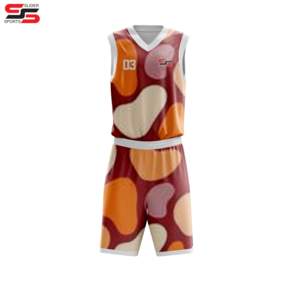Uniforme de baloncesto en blanco de sublimación personalizada de alta calidad, ropa deportiva de diseño, traje de entrenamiento, uniforme de baloncesto transpirable - Product Image 1