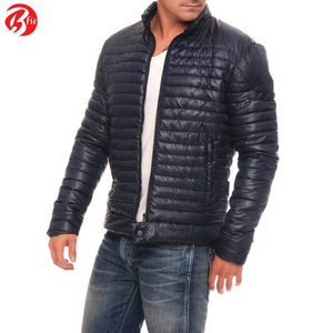 2023 ropa de hombre ropa y accesorios cuello alto hombres usan chaqueta acolchada moda nuevo diseño invierno Puffer Chaqueta brillante - Product Image 4