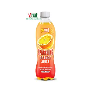 Bebidas carbonadas de vinuca 330ml, bebida brilhante de suco de laranja nunca se concentrar de suco natural somente