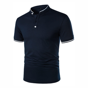 Dernier modèle Chemises polo Chemise polo haute qualité, respirante et décontractée pour homme en bas quantité minimale de commande Chemises polo grande taille personnalisées pour homme - Product Image 2