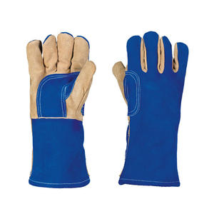 Guantes de cuero para soldar resistentes al calor resistentes al fuego para barbacoa - Product Image 1