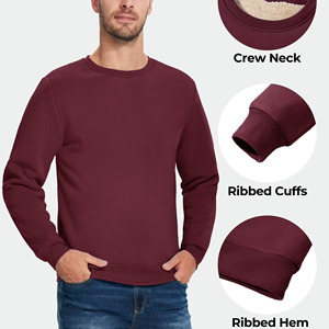 Pull-over OEM avec LOGO personnalisé pour hommes Haut tricoté à motifs personnalisés Hiver Col en O Tricots pour hommes Modèles personnalisés Sweatshirts pour hommes - Product Image 5