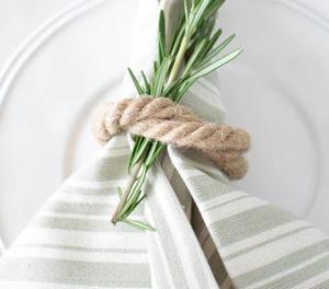 Vente en gros de ronds de serviette décoratifs de luxe en jute Décoration de table Événements avec porte-serviettes en bois, métal et rotin Hôtels - Product Image 4