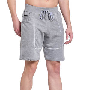 Pantalones cortos de algodón para hombre personalizados hechos en fábrica, ropa de moda informal cómoda, transpirable, medio sólido, diseño de logotipo propio, servicio OEM disponible - Product Image 2