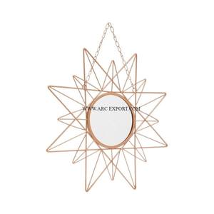 กระจกติดผนังในห้องน้ำวินเทจกระจกติดผนังรูปทรงสี่เหลี่ยมหรูหรากระจกตกแต่งผนังลายโฉมใหม่ในราคาที่ดีที่สุด - Product Image 3