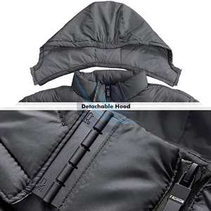 Chaquetas acolchadas para hombre con capucha de nuevo diseño 2025, venta al por mayor, gran oferta, abrigos acolchados personalizados con burbujas, chaquetas gruesas y cálidas para invierno para hombre - Product Image 5