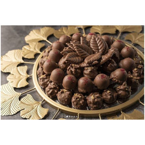 Bol de service à biscuits sucrés en forme de feuille fantaisie bol de service et plateaux en métal doré de haute qualité pour les mariages - Product Image 2