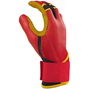 Gants de frappe de baseball multicolores à manchette longue de haute qualité pour les joueurs d'équipe professionnels Gants de frappe de baseball en cuir de vachette - Product Image 4