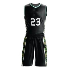 Meilleurs maillots de basket-ball personnalisés unisexes, réversibles, sublimés, respirants, antibactériens, shorts et t-shirts imprimés avec logo, tailles plus grandes pour adultes - Product Image 1