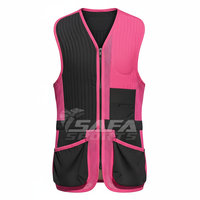 Gilet de tir cible Pigeon en argile de haute qualité avec coussin de recul en daim et grandes poches de cartouche gilet de tir en argile pour femmes