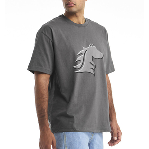 เสื้อยืดคอกลมทรงปกติสำหรับผู้ชายรุ่นล่าสุด น้ำหนัก 200 กรัม ผ้าหนา ทรงหลวม ระบายอากาศได้ดี เป็นมิตรกับสิ่งแวดล้อม แห้งเร็ว - Product Image 3