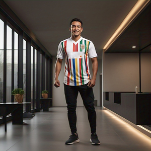 Camiseta de fútbol deportiva personalizada para jóvenes, ropa de fútbol, camiseta Unisex transpirable de fútbol, camisetas de cuello redondo para hombres - Product Image 5