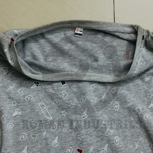เสื้อยืดสำหรับผู้ชายผ้าฝ้ายแท้น้ำหนักเบาพิมพ์ลายทั้งตัวแขนกว้าง - Product Image 2