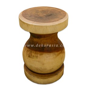 Taburete moderno de madera tallada Suar, muebles únicos, taburete de Bar, sillas para el hogar, dormitorio, uso para sala de estar - Product Image 1