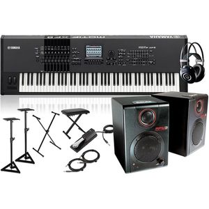 MEILLEURE AFFAIRE Clavier de piano numérique MOTIF XF8 88 touches Synthétiseur Multifonction Coque en bois avec étui Original - Product Image 2