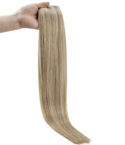 Extensiones de Cabello Humano Rubio Liso Sedoso DIY con Hilo Transparente Invisible para Belleza de la Generación Z - Product Image 5