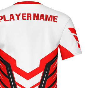 เสื้อเล่นเกมออกแบบได้ตามที่ต้องการเสื้อยืดออกแบบได้ตามต้องการพิมพ์สีแบบระเหิดออกแบบได้ตามต้องการ - Product Image 6