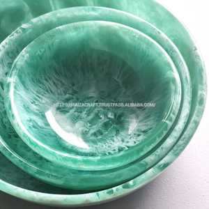 ชามเสิร์ฟพร้อมโลหะทำจากเรซินออกแบบทันสมัย - Product Image 4