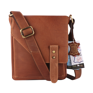 Sac messager en cuir PU vintage unisexe, grande capacité, durable, tendance, décontracté, fermeture éclair, portable, pour affaires - Product Image 4