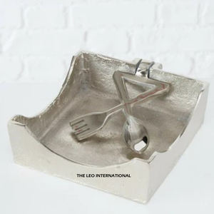 Vente directe d'usine porte-serviettes en métal design floral en laiton créatif support porte-papier de table personnalisé - Product Image 6