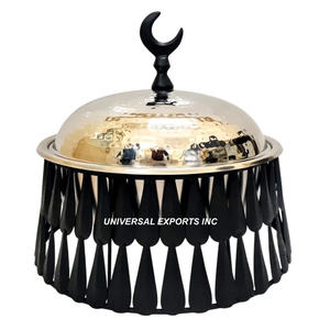 Casserole de table de luxe faite à la main de concepteur nouveau chauffe-plats en métal classique et vente chaude en gros - Product Image 1