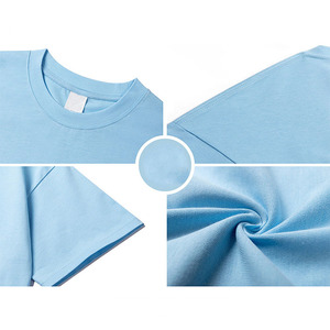 Camiseta de algodón de peso pesado en blanco con hombros caídos Unisex de talla grande, camiseta personalizada de gran tamaño para hombres - Product Image 3