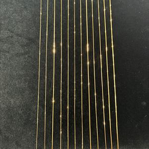 Collar de Cadena Fina de Oro Real de 18K de Murao Japan, Joyería Unisex de Oro Amarillo Sólido de Alta Calidad, Cadena de Eslabones Delgada y Ligera para Hombre y Mujer - Product Image 3