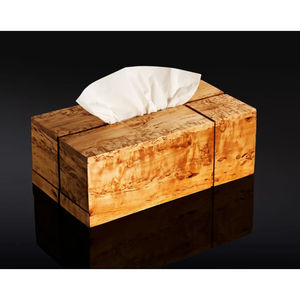 ที่ใส่กระดาษทิชชู่แบบโบราณกล่องใส่กระดาษทิชชู่สำหรับรับประทานอาหารกล่องใส่กระดาษทิชชู่ทำจากไม้ - Product Image 3