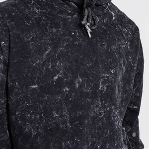 Las mejores sudaderas con capucha lavadas con ácido para hombre Colección de invierno de moda 100% Algodón Impresión digital Bajo MOQ Personalizado OEM ODM Liso teñido - Product Image 5