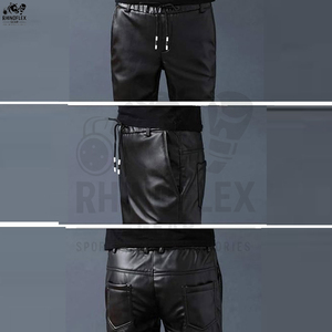 กางเกงหนังรัดรูปสำหรับมืออาชีพกางเกงหนังสีตามสั่ง - Product Image 4