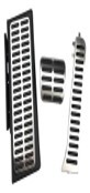 Cubierta Protectora para Pedal de Acelerador y Freno, Alfombrilla para VW Tiguan L Golf 8 Mk7 Polo 2019 2020 <span class=keywords><strong>2021</strong></span>, Accesorio Interior para Auto - Product Image 4