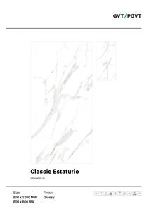 600x1200 Nuevos diseños Losa Azulejos de piso de porcelana Diseños españoles Azulejos pulidos esmaltados de gran tamaño Alto brillo - Product Image 6