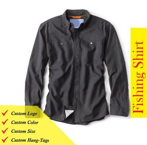 Camisa de Pesca de Manga Larga para Hombre, Estilo Informal, Transpirable, Protección UV Personalizada, Spandex/Poliéster, UPF 50, Talla Grande, con Botones - Product Image 6