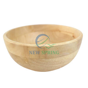 Juego de Tazones de Madera Desechables 100% Ecológicos, Personalizables, Sostenibles, Clásicos, Novedad de Primavera, para Ensaladas, Pasta y Comida - Product Image 3