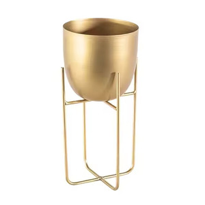 กระถางโลหะ3ชั้นพร้อมหม้อทองเหลืองพร้อมกระถางสีดำ - Product Image 4