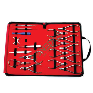 Set di pinze per ortodonzia dentale 18 pz forcipe ortodontico distale fresa staffa supporto pinza rimozione tutore pinza prodotto odontoiatria - Product Image 1