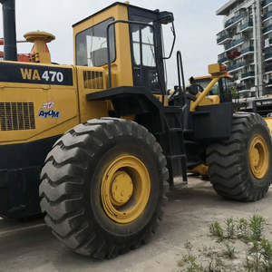 Cargador de ruedas Komatsu WA470 usado en excelentes condiciones, precio competitivo con bomba y motor de componentes básicos fiables - Product Image 6