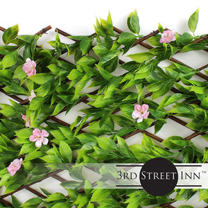 ชุด4 1.6 Ft. สูง X 9ฟุตไม้ไผ่กั้นความเป็นส่วนตัวต้นไม้เทียม & ความเขียวขจี - Product Image 3