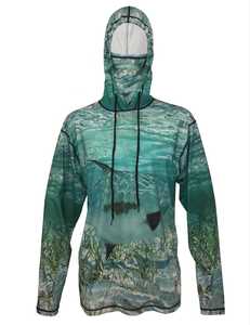 Sudadera CON CAPUCHA DE PESCA unisex con capucha de manga larga, tela de enfriamiento transpirable, propiedades de absorción de humedad y protección solar UV - Product Image 1